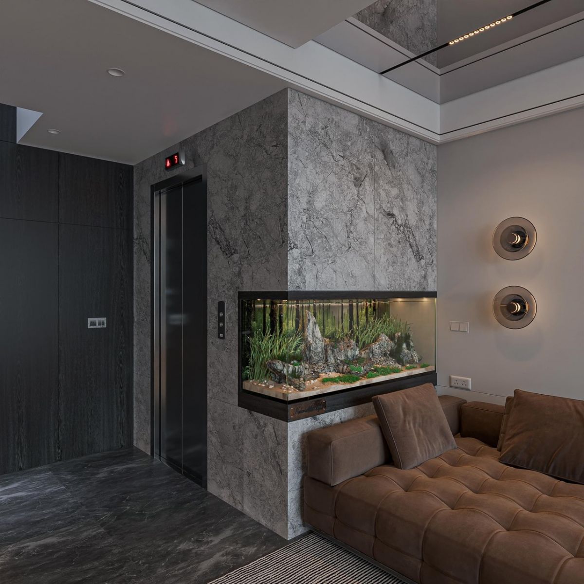 Thiết kế nội thất phòng khách Luxury tại Quảng Ninh