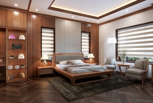 Thiết kế nội thất Căn Biệt thự siêu đẹp và sang trọng tại Uông Bí Quảng Ninh.