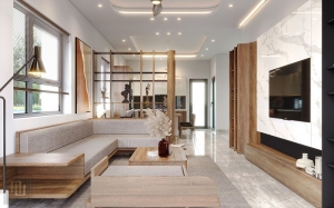 Công trình thiết kế và thi công nội thất trọn gói cho anh Dũng tại Uông Bí Quảng Ninh