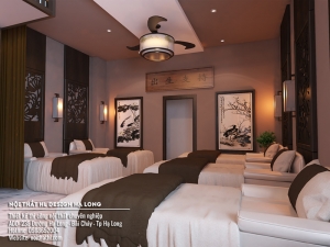 Thiết kế phòng Massage Chân độc đáo, đúng chất tại Hạ Long.