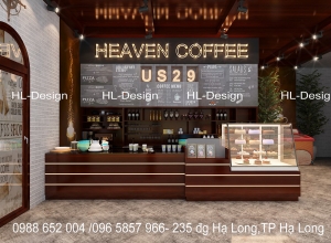 Nội thất quán Cà phê Heaven Hạ Long, Thiết kế thi công nội thất chuyên nghiệp