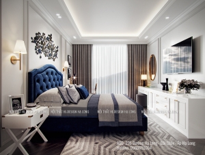 Thiết kế nội thất phòng ngủ tân cổ điển phong cách sang trọng - Nội thất HL-Design Hạ Long