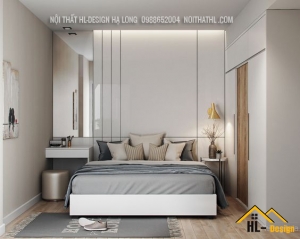 Thiết kế phòng ngủ hiện đại tại Hạ Long - Nội thất HL-Design Hạ Long