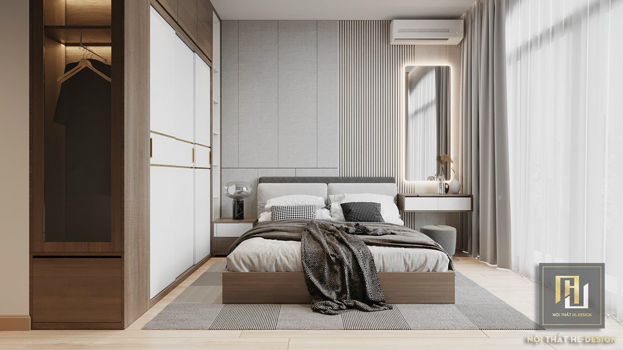 Thiết kế nội thất phòng ngủ hiện đại tại hạ long