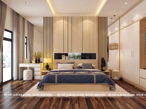 Nội thất phòng ngủ hiện đại cho nhà phố cao cấp tại Hạ Long, Quảng Ninh