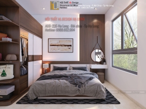 Thiết kế nội thất phòng ngủ Anh Cần Hoành Bồ Quảng Ninh