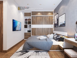 Thiết kế căn hộ chung cư 2 phòng ngủ - Chung cư Hạ Long
