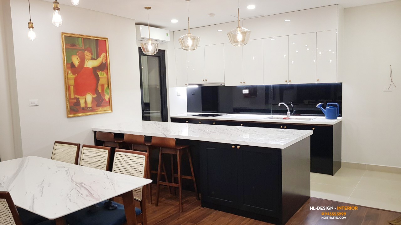 Nội thất HL-Design đơn vị thiết kế thi công tủ bếp uy tín tại Quảng Ninh.